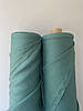 Зелена 100% лляна сорочково-платтєва тканина, колір 584/534, фото 7