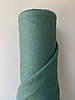 Зелена 100% лляна сорочково-платтєва тканина, колір 584/534, фото 5