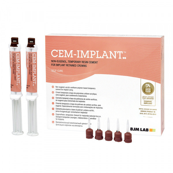 CEM-Implant Auto Mix (цем імплантат) шприц 2х5 мл, насадки, фото 1