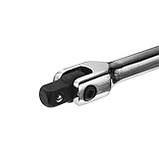 Вороток із шарніром 1/2" 600мм. CrV INTERTOOL ET-1035, фото 3
