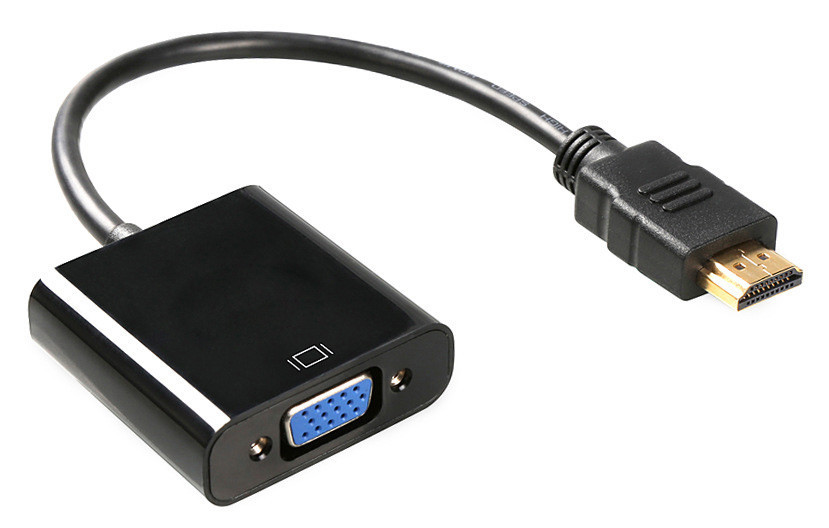 Переходник адаптер hdmi vga с аудио выходом + питание micro USB - фото 2 - id-p1940397451