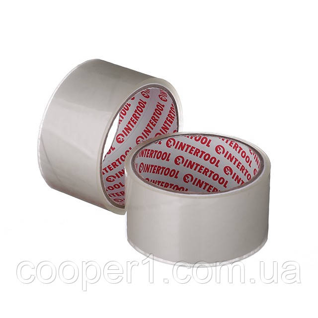 Скотч прозорий 45мм * 25м * 44мкм INTERTOOL KT-0901