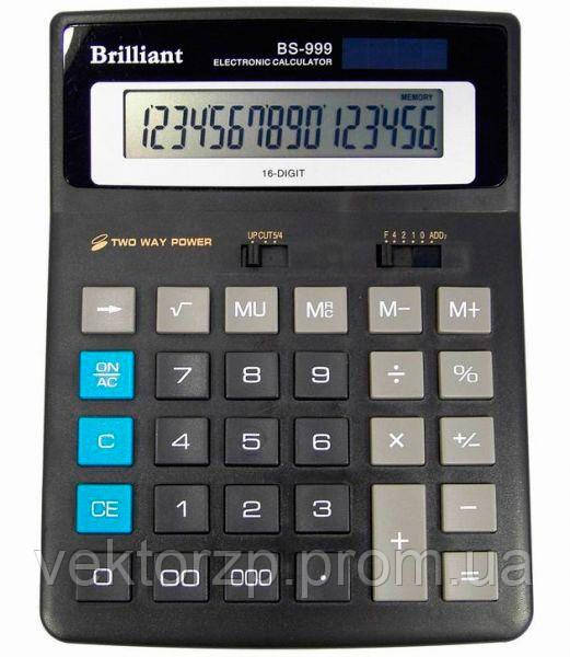 Калькулятор Brilliant BS-999 16 розрядів