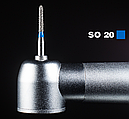 Діамантовий бір SO-20. Фісура-олівець (ISO288/012), Mani синій.Оригінал., фото 3