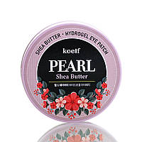 Гидрогелевые патчи с маслом ши и жемчужной пудрой Petitfee Pearl & Shea Butter Eye Patch KOELF