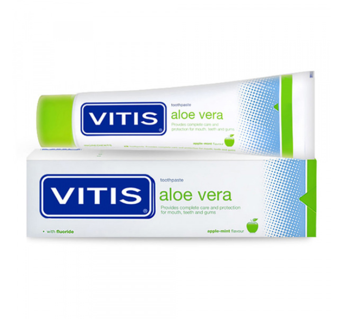 VITIS ALOE VERA ЯБЛУКО зубна паста 100 мл, фото 1
