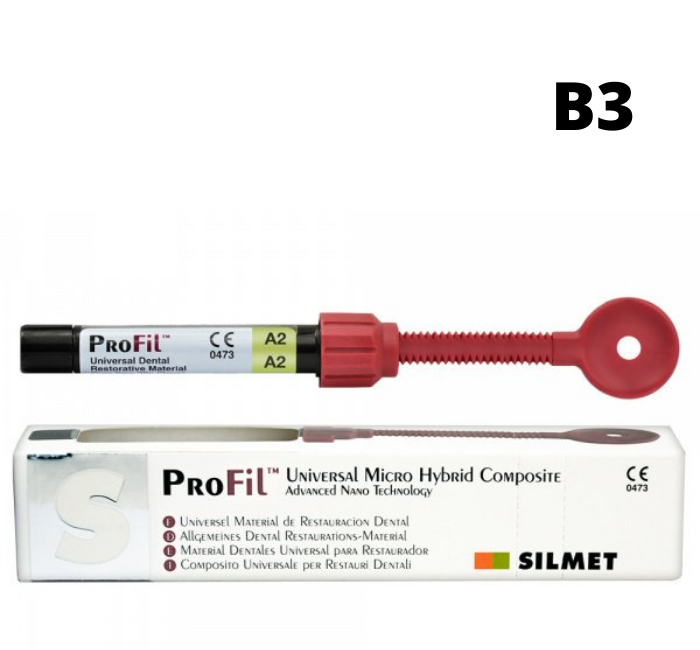 PROFIL шприц В3, 4 г універсальний реставраційний композит (Silmet), фото 1