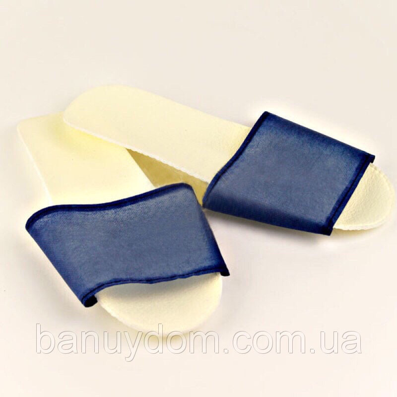 Одноразові тапочки "Сауна Економ" (синіння), фото 1