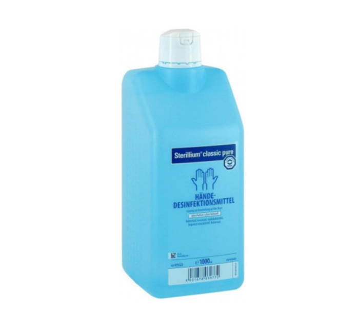 Sterillium pure classic (Стериллиум класік пур) 500 мл. Дезінфектант для шкіри рук.