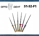 ProTaper assort S1-S2-F1 (6 шт.), 25 мм, машинні дрильбори нікельтитанові, фото 3