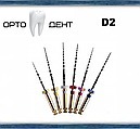 ProTaper Universal D2 (6 шт.), машинні дрильбори нікельтитанові, фото 3