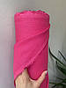 Сорочково-платтєва 100% лляна тканина кольору фуксія, колір 905/80, фото 4