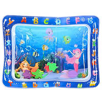 Детский развивающий надувной коврик Подводній мир (l-151)