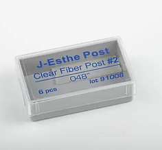 Jen-EsthePost,Джен-Есте-Пост,штифти скловолоконні 6шт/уп, №2 діам.=1.2192мм (Джендентал)