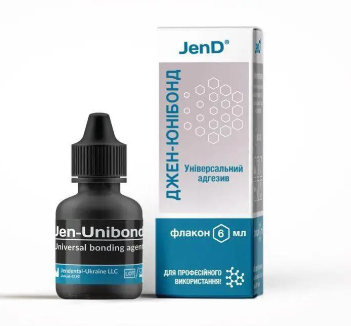 Jen Unibond ( Джен Юнибонд) однокомпонентний адгезив 5-го покоління. Флакон 6мл.