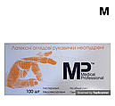 Латексні рукавички М Medical Professional 100 шт./пач. неопудрені, фото 3