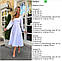 Жіноча базова класична сукня міді з довгим рукавом однотонна тканина костюмка, фото 10