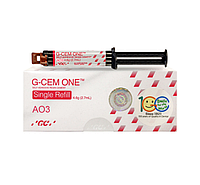 G- Cem One ( Джи Цем ван) шприц АO3 4.6 г (2.7 мл). Композитный самоадгезивный цемент двойного отверждения