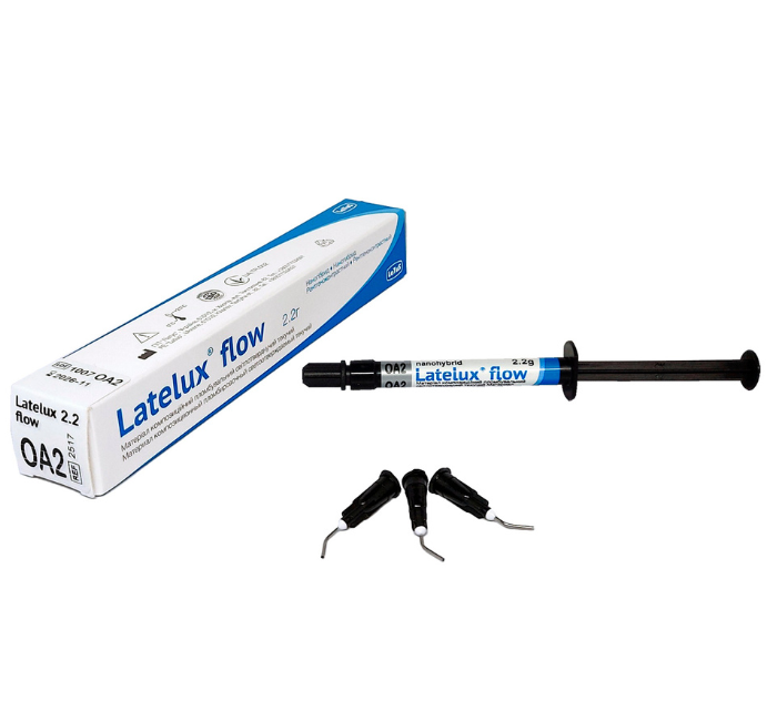 Latelux Flow Latus (Лателекс флоу) Колір А3 шприц 2.2 г. Рідкотекучий композит, фото 1