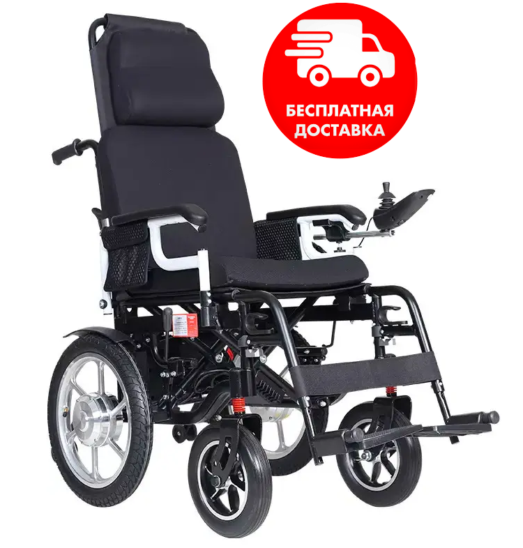Складний електричний візок для інвалідів MIRID D806. Літійна батарея, (31231)