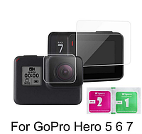 Защитные стекла для GoPro Hero 7,6,5. Защитное стекло для GoPro Hero 7,6,5