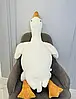 Плюшева іграшка Гусак із пледом 90 см Великий, Подушка обіймашка качка з пледом 130*160 см, Іграшковий гусак, фото 6
