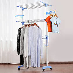 Сушарка для білизни 172см, 20 кг, Garment TW 118 / Підлогова стійка-сушарка для одягу / Багатоярусна сушарка