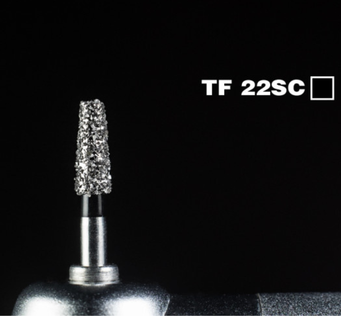 Алмазний бір MANI усічений конус TF-22SC (ISO 170/023) чорний.Оригінал.