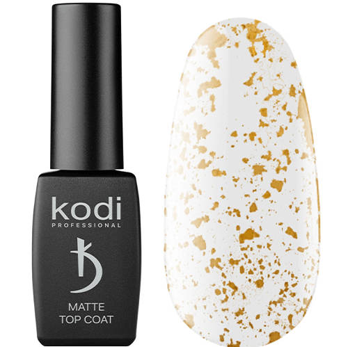 Матове верхнє покриття для гель-лаку, 8 мл - ART 03, Matte Top Coat Kodi professional