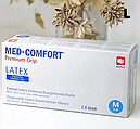 Латексні рукавички L. Med Comfort 100шт\уп неопудрені, фото 3