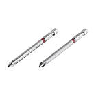 Комплект викруткових насадок PH2 1/4" * 90мм, S2, уп. 2 од., STORM INTERTOOL VT-0224