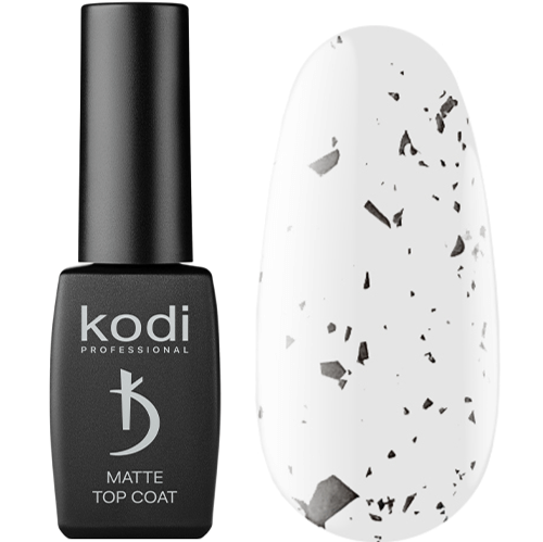 Матове верхнє покриття для гель-лаку, 8 мл - ART 01, Matte Top Coat Kodi professional