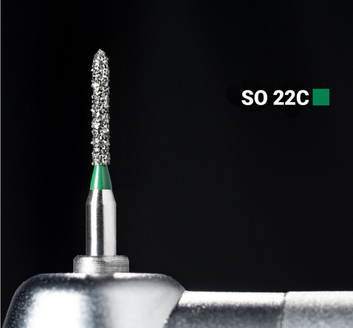 Діамантовий бір SO-22C. Фісура-олівець (ISO298/010), зелений, Mani.Оригінал., фото 1