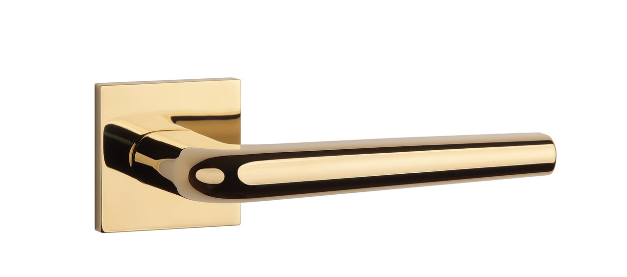 Ручка дверная APRILE FUNKIA Q 7S латунь полірована PVD, фото 1