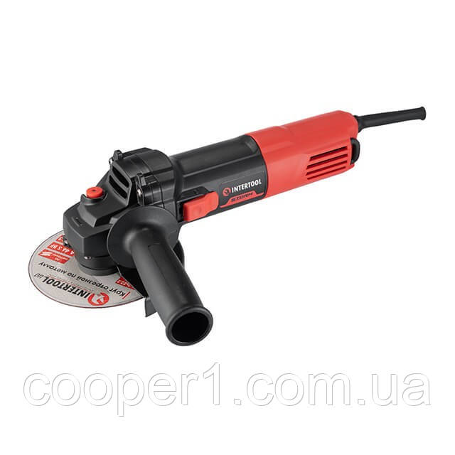 Шліфмашина кутова 800 Вт, діаметр круга 125 мм, 11000 об/хв. INTERTOOL WT-0218