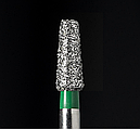 Діамантовий бір TF-22C. Усічений конус (ISO 171/022), зелений, Mani.Оригінал., фото 2