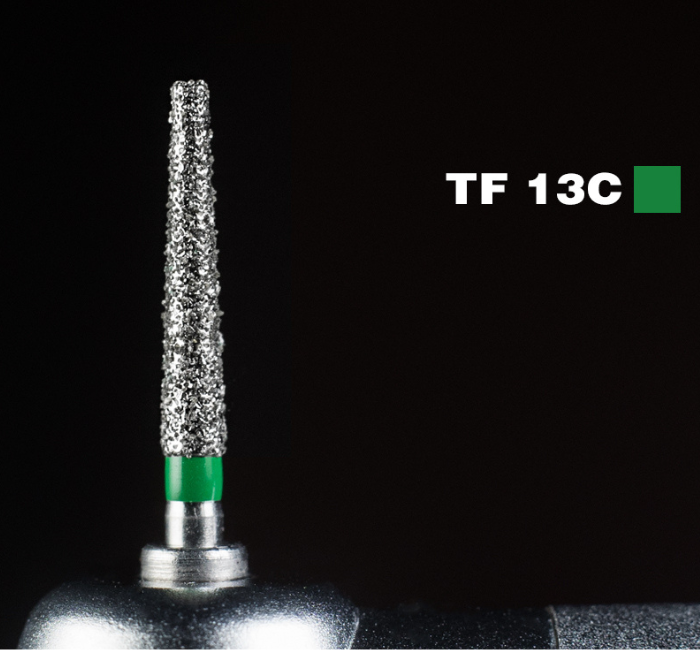 Алмазний бір TF-13C. Усічений конус (ISO 173/018), Mani зелений.Оригінал., фото 1