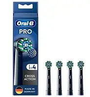 Сменные насадки для зубной щетки Oral-B EB50BRX Pro Cross Action Black 4 шт