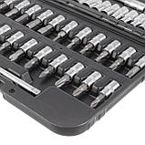 Набір інструментів 1/4 ", 46 од., Cr-V INTERTOOL ET-8046, фото 6