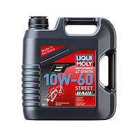 Моторное масло Liqui Moly для мотоциклов Motorbike 4-T Synth 10W-60 Street Race (1л.)