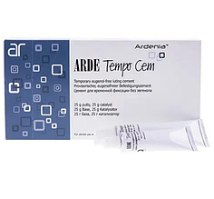 Арде Темпо Цем, Arde Tempo Cem 25г + 25г, безевгенольний цемент (Ardenia)