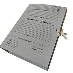 Папка архівна ЦОДНТІ  230x320x35 мм з титульною сторінкою на зав'язках