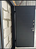 Вхідні двері Стріт метал/Мдф комфорт 3 контури вулиця, фото 3