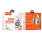 Навушники Hoco бездротові/дротові Bluetooth 5.2 W43 Adventure BT/TF/AUX White, фото 3