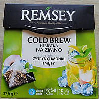 Холодный чай со вкусом лимона, лайма и мяты Remsey Cold Brew (15х2.5г) 37.5г Польша