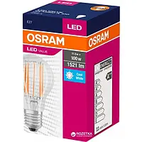 Светодиодная лампа OSRAM LED Value Filament A100 11W (1521Lm) E27 4000K (4058075439597)