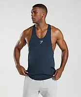 Спортивная майка Gymshark React Stringer - Navy XXL, XXXL