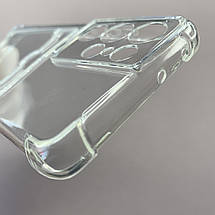 Чохол для Samsung Galaxy S21 Ultra чохол з кишенею для карт на телефон самсунг с21 ультра прозорий p4b, фото 5
