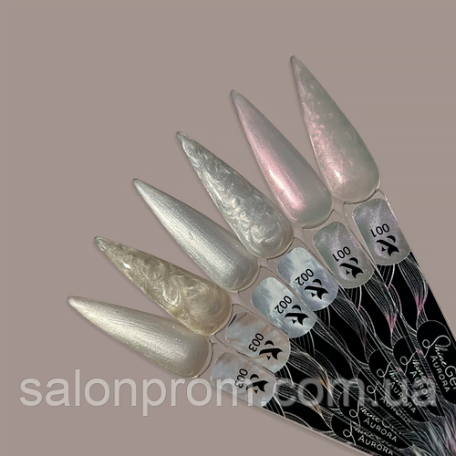 FOX Shine Gel Aurora №001 - гель для укрепления натуральных ногтей, 15 ...