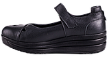 Жіночі підліткові ортопедичні туфлі чорного кольору Форест Орто 4Rest Orto розмір 36-42, фото 3